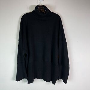 Topshop NWOT Cowl Neck Long Sleeve Dropped Shoulder Oversized Sweater Size 6